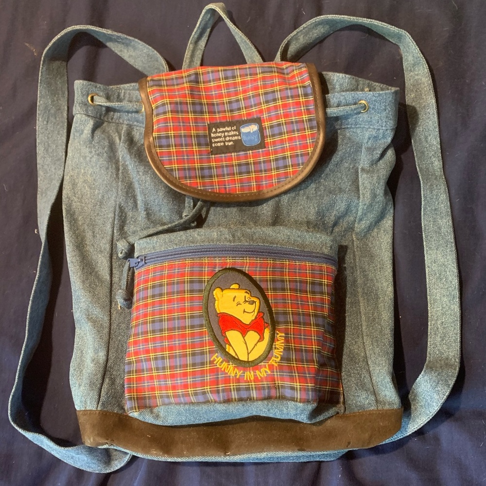 Rare vintage Pooh backpack
